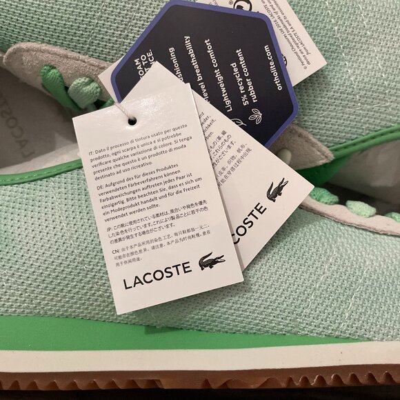 NIB Lacoste For FP Movement Free People Club Low Sneakers US Size 6 EU 37 $125 - Picture 7 of 8